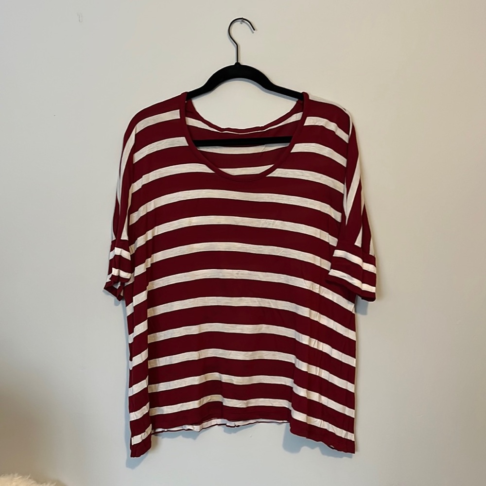 Striped AG Jeans Tee